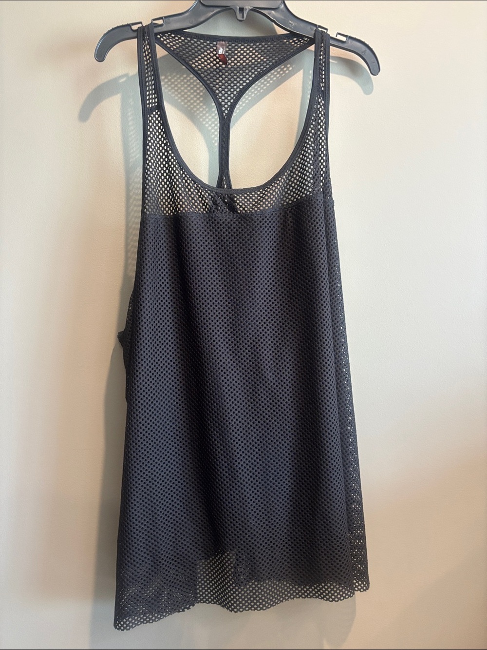 MTA Sport Black Mesh Racerback Tank